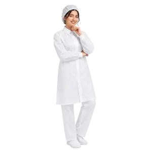 ست روپوش و شلوار یکبارمصرف یقه پیراهنی