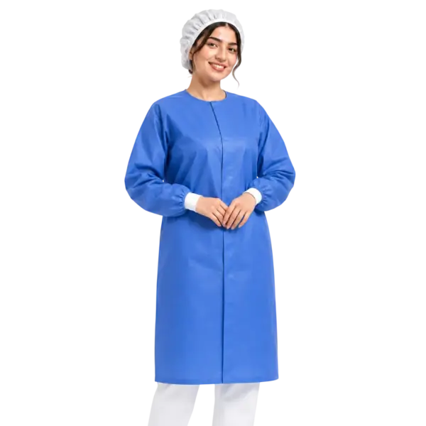 روپوش یکبار مصرف یقه گرد